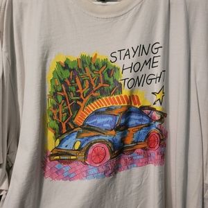 Teddy Fresh staying home tonight tee 3XL